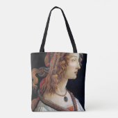 Portret van een dame, Sandro Botticelli Tote Bag (Achterkant)