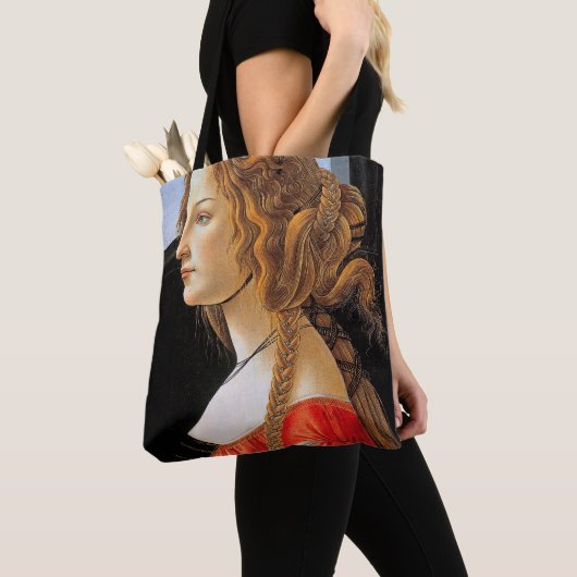 Portret van een dame, Sandro Botticelli Tote Bag (Dichtbij)