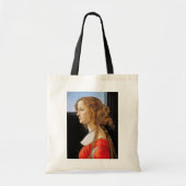 Portret van een dame, Sandro Botticelli Tote Bag (Voorkant)