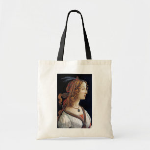 Portret van een dame, Sandro Botticelli Tote Bag