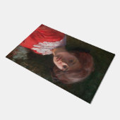 Portret van een dame (van Elin Danielson-Gambogi) Deurmat (Schuin)