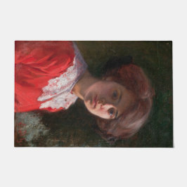 Portret van een dame (van Elin Danielson-Gambogi) Deurmat