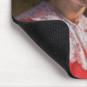 Portret van een dame (van Elin Danielson-Gambogi) Muismat (Hoek)