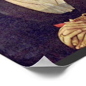 Portret van een dame van Weyden Rogier van Der Poster (Hoek)