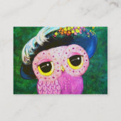 Portret van een dame visitekaartje (Achterkant)