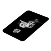 Portret van een denker, chimpansee magneet (Linkerzijde)