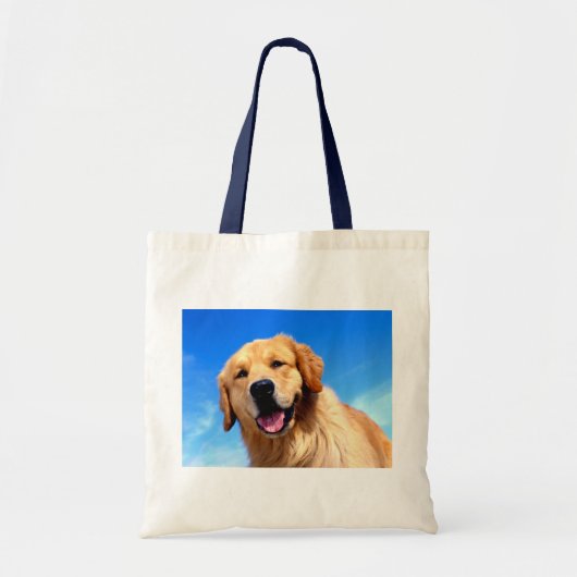 Portret van een dier met goudkoorts tote bag (Voorkant)