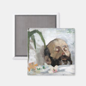 Portret van een dode man (Sterfelijkheid en dood) Magneet (Voorkant / Achterkant)