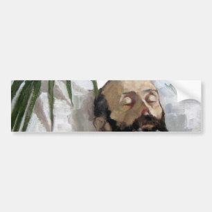 Portret van een dodelijk Man (sterfte en dood) (ar Bumpersticker