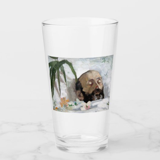 Portret van een dodelijk Man (sterfte en dood) (ar Glas (Voorkant)