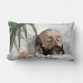 Portret van een dodelijk Man (sterfte en dood) (ar Kussen