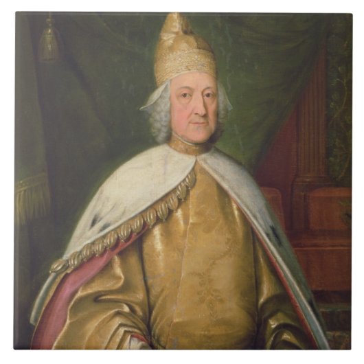 Portret van een Doge (olie op canvas) Tegeltje (Voorkant)