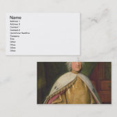 Portret van een Doge (olie op canvas) Visitekaartje (Voorkant / Achterkant)