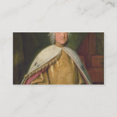 Portret van een Doge (olie op canvas) Visitekaartje (Achterkant)