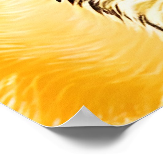 Portret van een Duitse herder | AI Art Poster (Hoek)