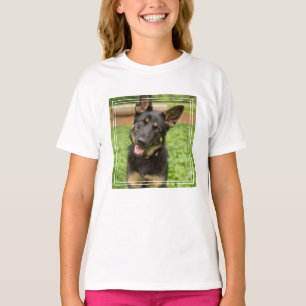 Portret van een Duitse herder T-shirt