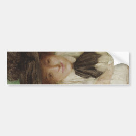 Portret van een Edwardiaanse dame ( kunst) Bumpersticker