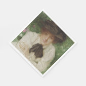 Portret van een Edwardiaanse dame ( kunst) Servet (Hoek)