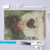 Portret van een Edwardiaanse dame ( kunst) Tissuepapier (Craft)