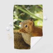 Portret van een eekhoorn Natuur Dierfotografie Golfhanddoek (Insitu)