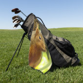 Portret van een eekhoorn Natuur Dierfotografie Golfhanddoek (Groen)