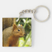 Portret van een eekhoorn Natuur Dierfotografie Sleutelhanger (Achterkant)