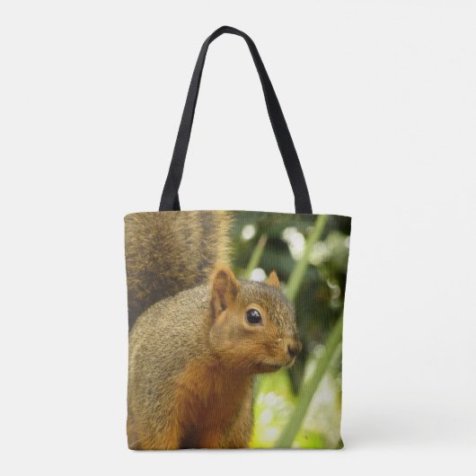 Portret van een eekhoorn Natuur Dierfotografie Tote Bag (Achterkant)
