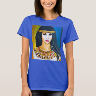 Portret van een Egyptisch Prinses Vrouwen T-shirt