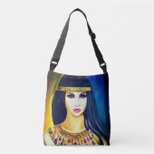 Portret van een Egyptische prinses Crossbody Tas (Voorkant)