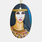 Portret van een Egyptische prinses Keramisch Ornament (Links)