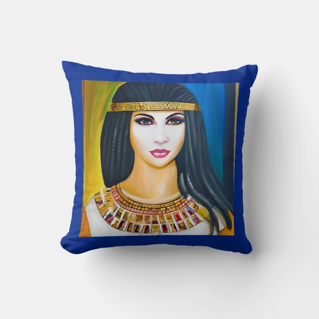 Portret van een Egyptische prinses Kussen (Voorkant)