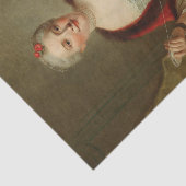 Portret van een elegante dame door Pierre Allais Tissuepapier (Detail)