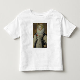 Portret van een Elizabeth Lady met een papegaai Kinder Shirts