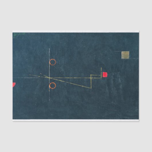 Portret van een Equilibrist door Paul Klee Tissuepapier (Voorkant)