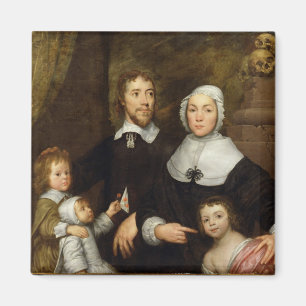 Portret van een familie, waarschijnlijk die van Ri Magneet