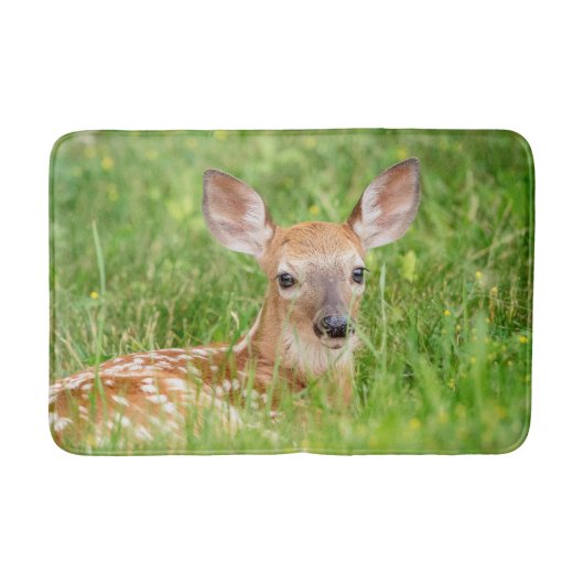 Portret van een Fawn (witte staarten) Badmat (Voorkant)