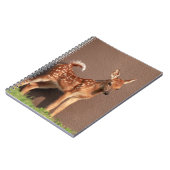 Portret van een Fawn (witte staarten) Notitieboek (Linkerzijde)