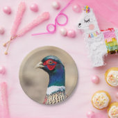 Portret van een fazant papieren bordje (Feest)