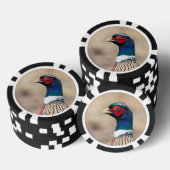 Portret van een fazant pokerchips (Opstapeling)