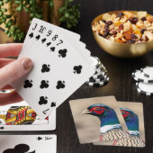 Portret van een fazant pokerkaarten (Insitu)
