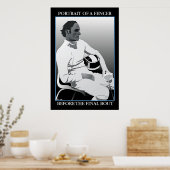 Portret van een Fencer: voor de finale uitgang Poster (Keuken)