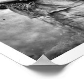 Portret van een Fisherman die zijn netten vervoert Poster (Hoek)