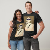  portret van een flapper t-shirt (Unisex)