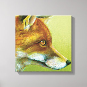 Portret van een foliescanvasafdruk canvas afdruk