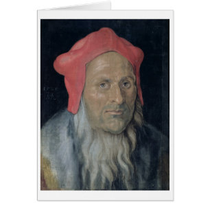 Portret van een gebogen Man in een rood Pet, 1520 