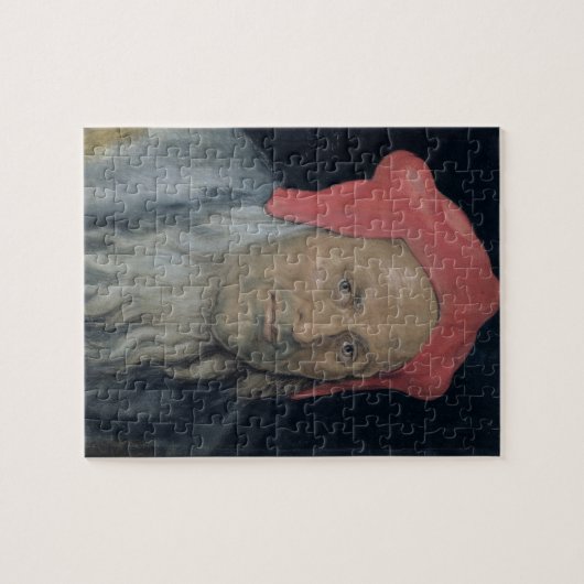 Portret van een gebogen Man in een rood Pet, 1520  Legpuzzel (Horizontaal)
