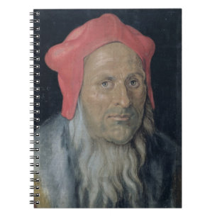 Portret van een gebogen Man in een rood Pet, 1520  Notitieboek