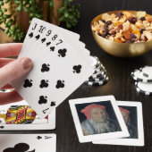 Portret van een gebogen Man in een rood Pet, 1520  Speelkaarten (Insitu)