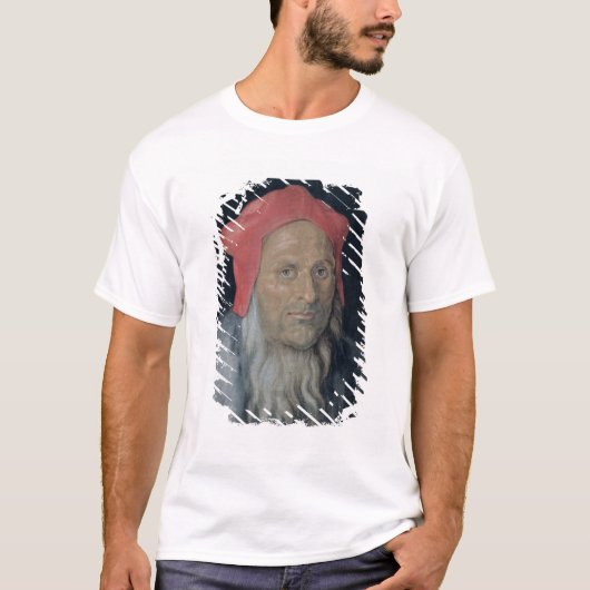 Portret van een gebogen Man in een rood Pet, 1520  T-shirt (Voorkant)