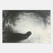 Portret van een geest - Decoupage - Inpakpapier Vel (Voorkant 2)